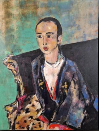 Acryl schilderij, Maya Wildevuur, Mariska